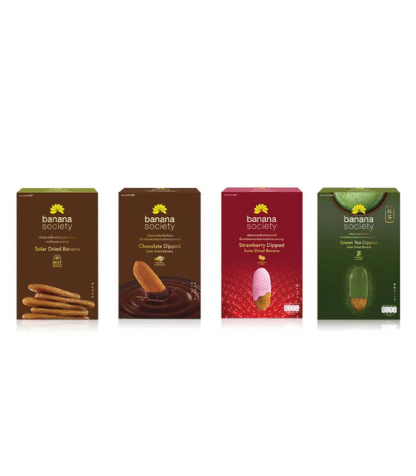 BANANA SOCIETY, Solar Dried Banana in Various Flavors