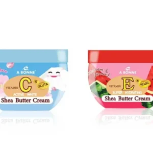 A BONNE' Shea Butter Cream, Vitamin C & E, Super White & Hydrating