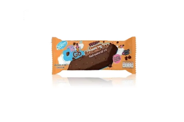 B CRIZPY BROWNIE BAR Topped with Chocolate Chip