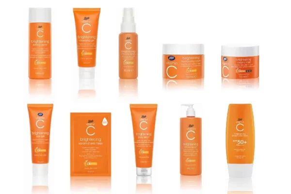 BOOTS Vit C Brightening Series for Body and Facial Skin