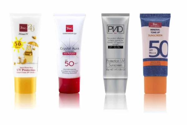 BSC All Best-Selling Sunscreens with UV Protection SPF 50+ PA+++