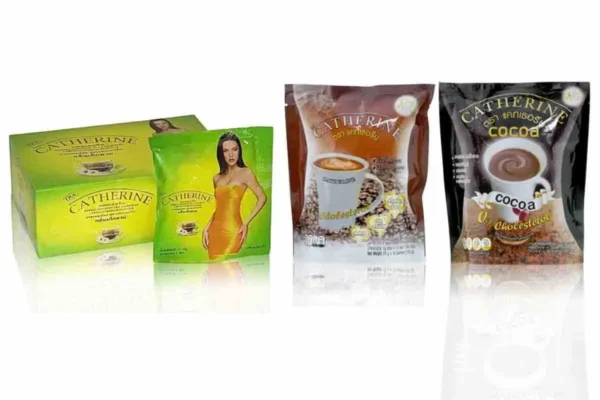 CATHERINE Herber Tea, Cocoa and Coffee for Weight Control