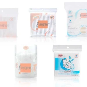 EVERGREEN Cotton Bud and White Rabbit Cotton Bud