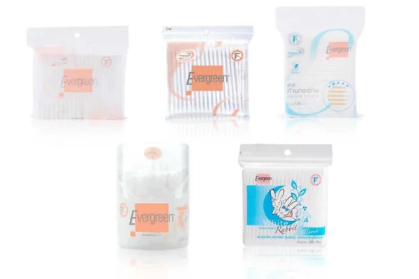 EVERGREEN Cotton Bud and White Rabbit Cotton Bud