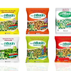 GREENNUT, Green Pea Snack Coated with Flavors