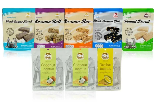 KM SNACK, Seasame Bar Peanut Bar & Toobtub