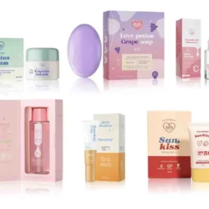 LOVE POTION Cream, Soap, Serum, Cleansing Water, and Sunscreen