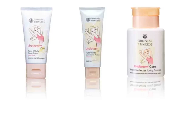 ORIENTAL PRINCESS Underarm Care Cream, Scrub and Toning