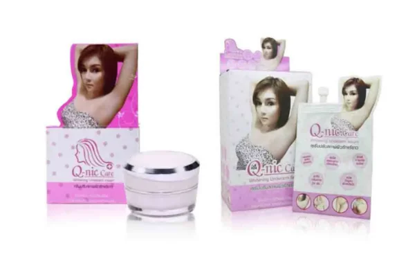 Q-NIC CARE Whitening Underarm Cream & Serum