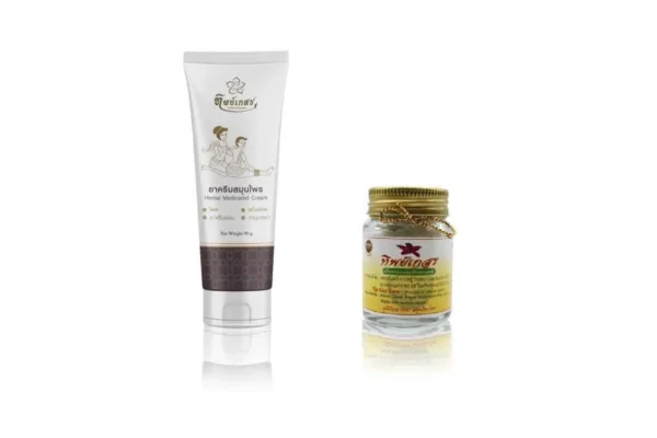 TIPGAYSORN Herbal Inhaler and Medicated Cream